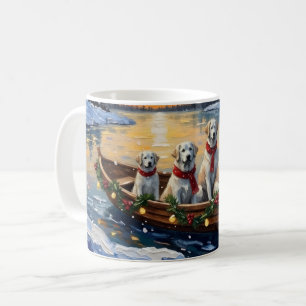 Großer Pyrenäen-Weihnachtsboot-Urlaub Kaffeetasse