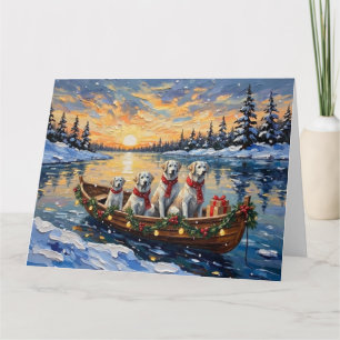 Großer Pyrenäen-Weihnachtsboot-Urlaub Karte