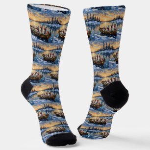 Großer Pyrenäen-Weihnachtsboot-Urlaub Socken