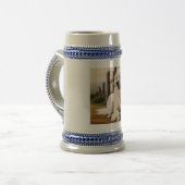 Großer Pyrenäenhund Bierglas (Vorderseite Links)