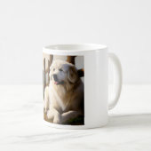 Großer Pyrenäenhund Kaffeetasse (VorderseiteRechts)