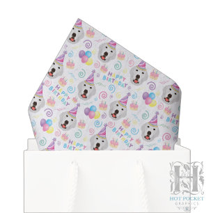 Großer Pyrenäenhund Seidenpapier