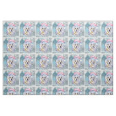 Großer Pyrenäenhund Stoff (Fat Quarter (45,7 x 55,9 cm))