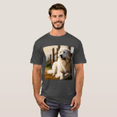 Großer Pyrenäenhund T-Shirt (Vorne ganz)