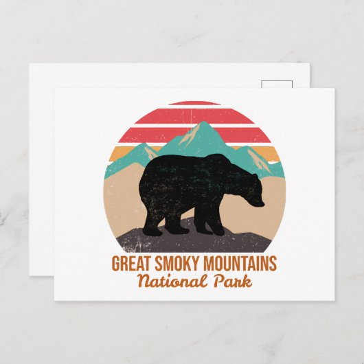 GROSSER RAUCHERBERG NATIONALPARK FEIERTAGSPOSTKARTE (Vorne/Hinten)