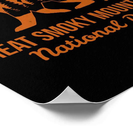 GROSSER RAUCHERBERG NATIONALPARK POSTER (Ecke)