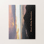 Großer rauchiger Mtns Sonnenuntergang Puzzle (Vertikal)