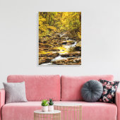 Grosser, rauchiger Nationalpark. Big Creek Leinwanddruck (Insitu (Wohnzimmer))