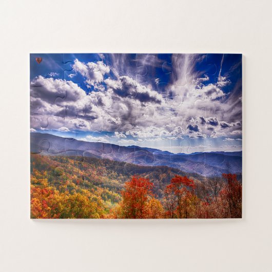 Grosser, rauchiger Tennessee Puzzle (Horizontal)