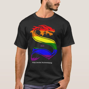 Großer Regenbogen Swordfall S T-Shirt