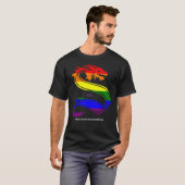 Großer Regenbogen Swordfall S T-Shirt (Vorne ganz)