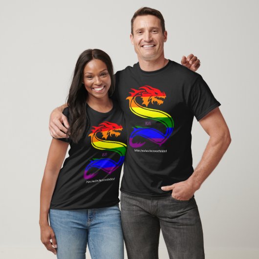 Großer Regenbogen Swordfall S T-Shirt (Unisex)