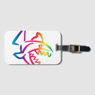 großer Regenbogenhai Gepäckanhänger