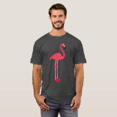 Grosser rosa Flamingo-T - Shirt (Vorne ganz)