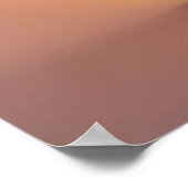 Großer rosa Seestern Poster (Ecke)