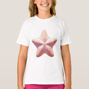 Großer rosa Seestern T-Shirt