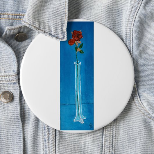 Großer Rosen-Extraknopf Button (Beispiel)