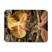 Großer Roter Drache und die Frau mit Sonne bekleid Magnet (Horizontal)