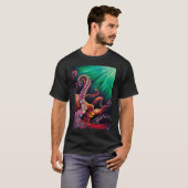 Großer roter Krake T-Shirt (Vorne ganz)
