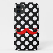 Großer roter Schnurbart Case-Mate iPhone Hülle (Rückseite)