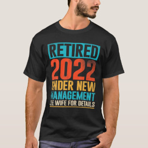 Großer Ruhestand 2022 Gift Pensioners Husband Reti T-Shirt
