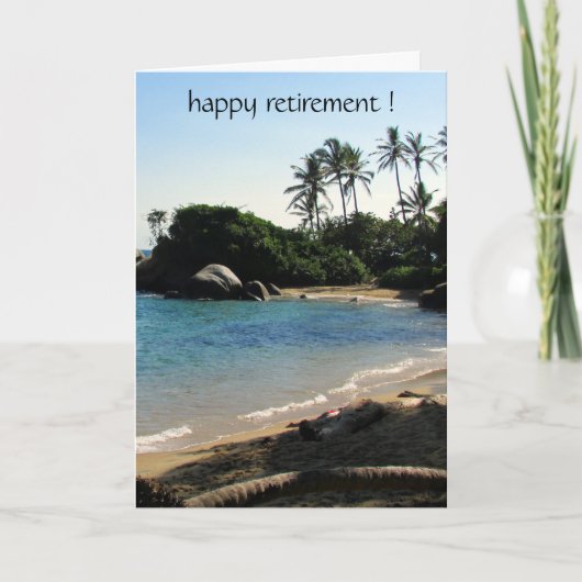 großer Ruhestand Karte (Vorderseite)