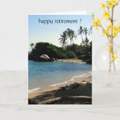 großer Ruhestand Karte (Gelbe Blume)