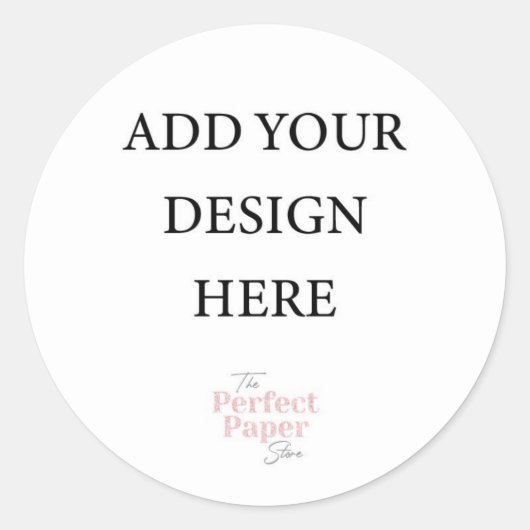 Großer Rundaufkleber Runder Aufkleber (Vorderseite)