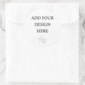 Großer Rundaufkleber Runder Aufkleber (Tasche)