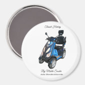 Großer runder Magnet (Vorderseite/Rückseite)