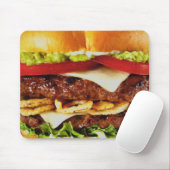 Großer saftiger Cheeseburger Mousepad (Mit Mouse)