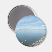 Grosser Salzsee Magnet (Vorderseite/Rückseite)