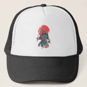 Großer Samurai-Krieger Truckerkappe
