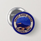 Großer Sanddüne-Nationalpark Button (Vorne & Hinten)