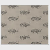 Großer Sandy-Hummer Geschenkpapier (Flach)