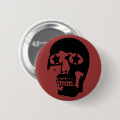 Großer Schädel-Knopf Button (Vorne & Hinten)