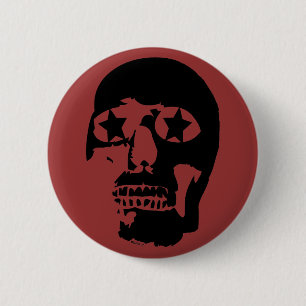 Großer Schädel-Knopf Button