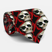 Großer Schädel Krawatte (Gerollt)