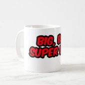 Großer, schlechter, SuperVater. (Tasse) Kaffeetasse (Vorderseite Links)