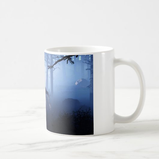 Großer schlechter Wolf Kaffeetasse (Rechts)