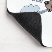 Großer schlechter Wolf Mousepad (Ecke)