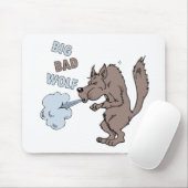 Großer schlechter Wolf Mousepad (Mit Mouse)