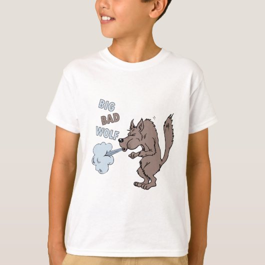Großer schlechter Wolf T-Shirt (Vorderseite)