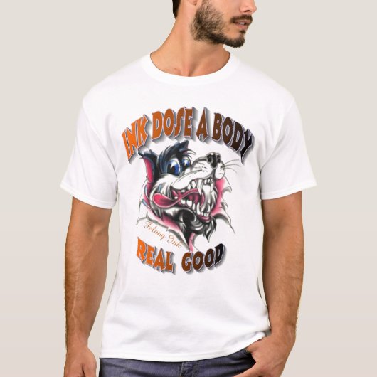 großer schlechter Wolf T-Shirt (Vorderseite)