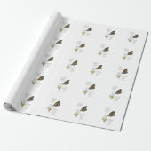 Großer Schmetterling, Geschenkpapier (Ungerollt)