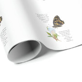 Großer Schmetterling, Geschenkpapier (Rolleneckpunkt)
