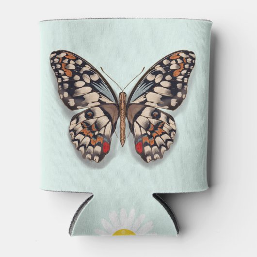 Großer Schmetterling kann kühler werden Dosenkühler (Vorderseite)