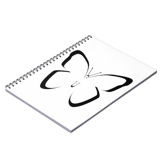 Großer Schmetterling Notizblock (Linke Seite)