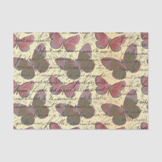 Großer Schmetterling Seidenpapier (Vorderseite)