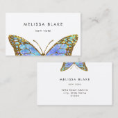 Großer Schmetterling Visitenkarte (Vorne/Hinten)